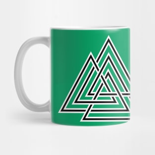 Valknut Knot Old Symbol Of Interlaced Triangles 2 Mug